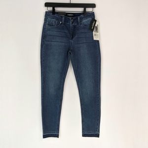 Kenneth Cole Drop Raw Hem Jess Skinny Jean NWT